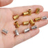 60pcs Alloy Column Spacer Bead Large Hole Tibetan Spacers Hollow Tube Beads Jewelry Spacer Charms for Bracelet DIY Jewelry Crafts Making Supplies...