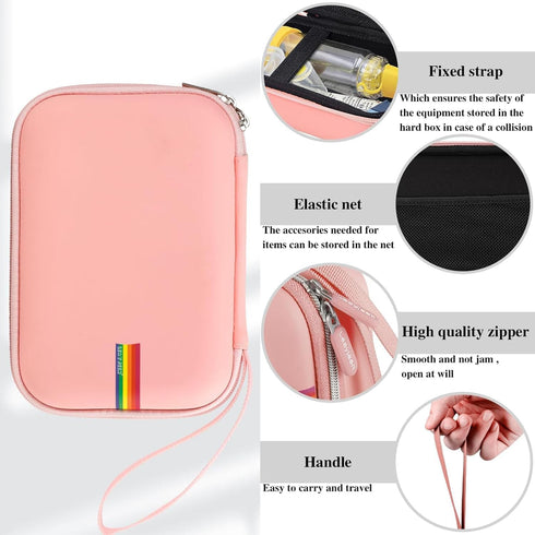 Leayjeen Portable Travel Case - Hard Shell Asthma Protective Case, Inhaler,Masks and Accessories Carrying Case (CASE ONLY)......