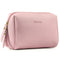Narwey Small Vegan Leather Makeup Bag for Purse Travel Makeup Pouch Mini Cosmetic Bag for Women (Small, Pink)...
