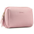 Narwey Small Vegan Leather Makeup Bag for Purse Travel Makeup Pouch Mini Cosmetic Bag for Women (Small, Pink)...