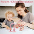 Baby Sensory Teething Chew High Chair Suction Toys for Infant Toddlers 6 12 18 24 Months, Food Grade Silicone Teether with Oak Loop Montessori Edu...