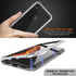 Punkcase Magnetic Shield, Protective Metal Frame Case W/TPU Layer | 9H Tempered Glass Clear Back & Attachable Screen Protector | Strong Magnetic C...