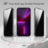 2 Pack Privacy Screen Protector for iPhone 14/13/13 Pro 6.1 inch, Anti Spy Tempered Glass Film Anti-Fingerprint Case Friendly Bubble Free......
