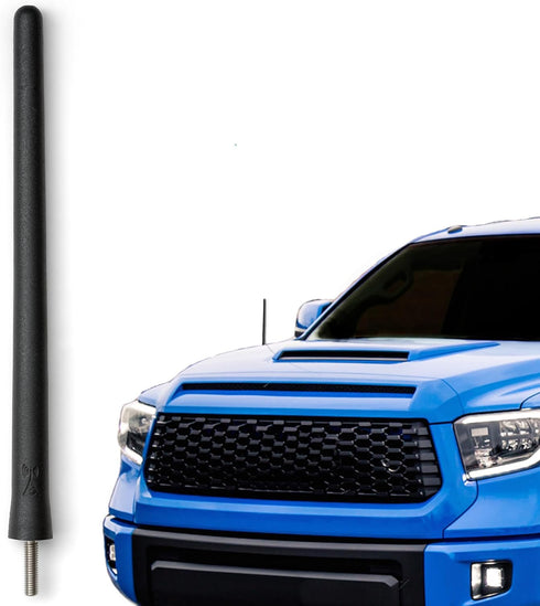 AntennaMastsRus - Short Rubber Antenna fits Toyota Tundra (2000-2020) - USA Stainless Steel Threading - The Original 6 3/4 Inch Accessories - Car ...