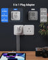 US to UK Ireland Travel Plug Adapter, Type G International Power Adapter with 1 AC Outlet 4 USB Ports (2 USB C), European Plug Converter for USA t...