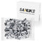 Sanuke 200PCS 3/64" Aluminum Crimping Loop Sleeve for 3/64" Diameter Wire Rope and Cable…...