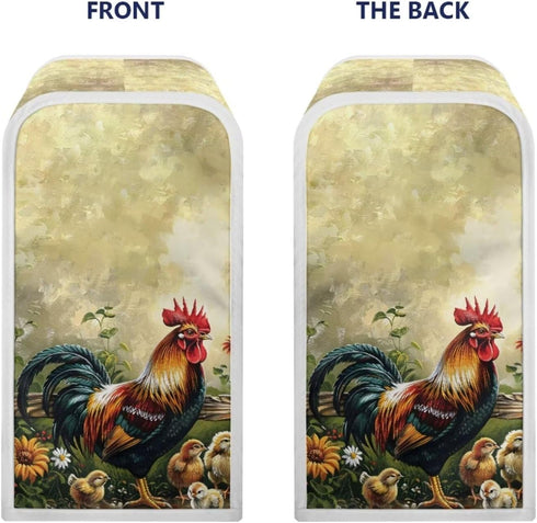 Rooster Can Opener Cover Can Protector Reuseable Kitchen Appliance Dust Cover Keep Your Kitchen Clean for Home Kitchen Decoration Farmhouse Style ...
