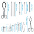 Scientific Lab Tools Pack for Basic Starter, Chemistry Set - Crucible Tongs Lab Spatula Scoop U-Shape Spoon Test Tube Clamps Stainless Steel Force...
