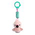 Bright Starts Flamingo Chime Along Friends Plush Take-Along Stroller or Carrier Toy, Ages 0 Month+...