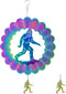 Wind Spinner, Flymer Bigfoot Hanging Wind Spinner for Yard and Garden, 3D Stainless Steel Wind Sculptures & Spinners for Porch Decor...