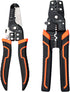 Wire Stripper Crimper Pliers Set for AWG 10-22, 2 PCs Wire Stripping Crimping Tool, Wire Strippers with Wire Cutter for Stripping Solid Wires, Cri...