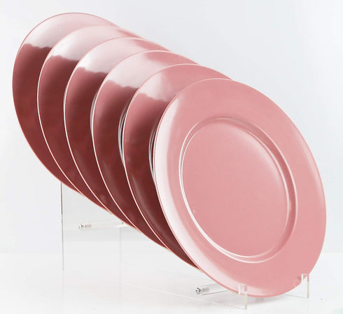 Calypso Basics Melamine Salad Plates Set of 6, 8.5 Inch, BPA-Free, Non-Toxic, Break-Resistant, Dishwasher Safe, Plates for Indoor & Outdoor Use, G...
