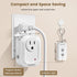 SURAIELEC Remote Control Outlet, 100FT Long Range Wireless Light Switch, No Interference, Indoor Plug for Lamps, Fans, Christmas Trees, Small Appl...