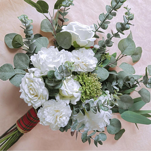 Supla 3 Pcs 35" Tall Eucalyputs Stems Eucalyputs Leaves Spray Artificial Eucalyptus Branches Real Touch Greenery Stems for Vase Bouquets Garland F...