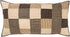 VHC Brands Kettle Grove King Sham 21x37 Primitive Country Patchwork Design, Country Black and Creme...