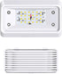 Leisure LED RV Exterior Porch Utility Light - 12v 280 Lumen Lighting Fixture. Replacement Lighting for RVs, Trailers, Campers, 5th Wheels. White B...