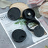 8 pcs 2 Inch 50 mm Plastic Desk Cord Cable Hole Wire Organizer Black Desk Grommet Adjustable Cord Cover (Black)...