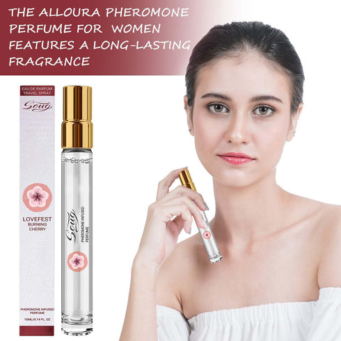 3PCS Alloura Pheromone Perfume For Women, Alloura Fragrance Pheromone Perfume Attract Men, Long Lasting Fragrance, Increase Self Confidence for Wo...