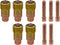 TIG Welding Torch STUBBY Gas Lens Collet Body 17GL332 3/32" & Collet 10N24S Copper Consumables KIT for WP 17 18 26 Torch 10PCS...