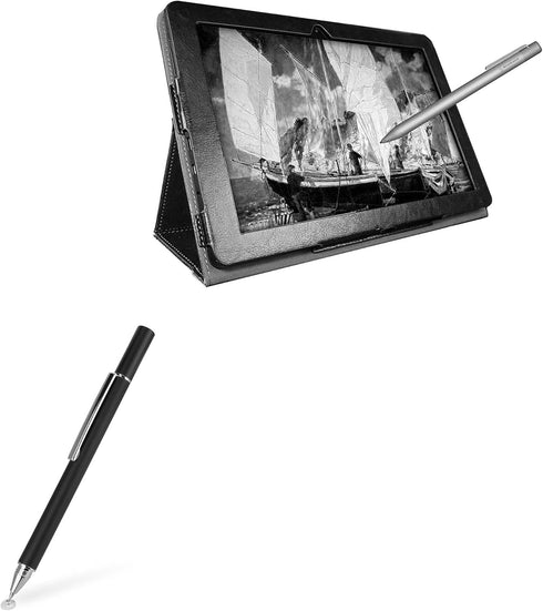 BoxWave Stylus Pen Compatible with Simbans PicassoTab 10 - FineTouch Capacitive Stylus, Super Precise Stylus Pen for Simbans PicassoTab 10 - Jet B...