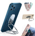 Foldable Cell Phone Stand for Desk, Adjustable Cellphone Ring Holder Finger Kickstand for Office Desktop & Magnetic Car Mount, Rotatable Multi-Ang...