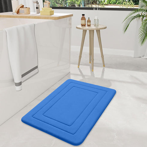 Arotive Memory Foam Bathroom Rug Mat 24x16, Ultra Soft and Absorbent Bath Mat, Machine Wash Dry, Comfortable Bath Rug Carpet for Bathroom Floor, T...