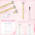 10 Pcs Bridal Shower Pens Bridesmaid Pens Diamond Pens with 10 Sheer Organza Bags Crystal Metal Ballpoint Pens Bling Pens for Wedding Party Favors...