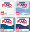 FIMO Soft & Effect Polymer Oven Modelling Clay - 57g - Set of 4 - The Snow & Ice Collection...