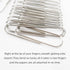 4 Inch Large Paper Clips 35 Pcs Brightly Colored Silver Rust Resistant and Bend Proof Smooth Finish Large Jumbo Paperclips for Office School Docum...
