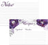 Floral Recipe Cards from Dashleigh, 48 Cards, 4x6 inches, The Gift Collection, Water-Resistant and Double-Sided (Violet Purple)...