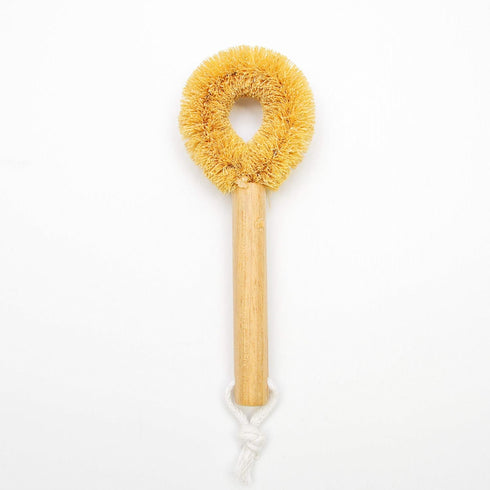 Tawashi a Kitchen Scrub Brush with Handle for Dish, Pan, Pot, Strainer, Sink and Vegetables (Normal)...