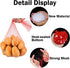 Reusable Produce Mesh Bags, 24 Inch Seafood Boil Bags for Crab Clam Shellfish Crawfish Cooking, Onion Potato Storage Eco-friendly Fruit Vegetable ...
