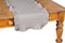 Xia Home Fashions Ruffle Trim Solid Table Runner, 16 by 72-Inch, Taupe...