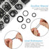 O Ring Assortment Kits, 225 PCS Nitrile NBR Rubber Washer, Universal 18 Sizes Sealing Gaskets, O Ring Kit for Faucet Professional Plumbing Automot...