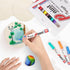 6 Count Black Paint Pens,Permanent Paint Pens,Never Fade Medium Tip Oil Based Paint Markers Pens,Waterproof And Quick Dry Markers for Metal,Stone,...