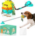 Dog Toys for Aggressive Chewers Interactive Indestructible Puzzle Stimulating Chew Toy Suction Cup Tug of War Enrichment Rope Boredom Busy Self Pl...