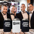 Veracco Groom's Drinking Team Can Coolie Holder Bachelor Party Wedding Favors Gift For Groomsmen Proposal (12, Wht Groom, Blk DT)...