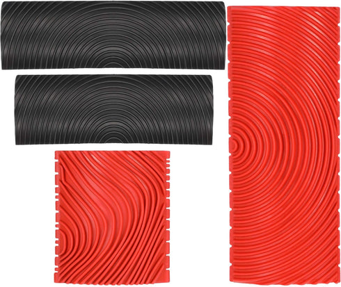 Rubber Empaistic Wood Grain Graining Pattern DIY Grain Painting Tool Wood Graining Painting Tool Wood Texture Graining Tool Household Wall Art Pai...