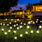 8 Modes Firefly Garden Lights Solar Outdoor - Waterproof Fairy Lights with 1200mAH Solar Panels - LED Swaying Crystal Globe for Yard Decorations, ...