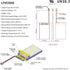 EEMB Lithium Polymer Battery 3.7V 710mAh 453048 Lipo Rechargeable Battery Pack with Wire JST Connector for Speaker and Wireless Device- Confirm De...