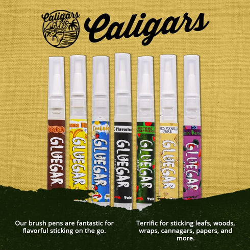 GlueGar Go Stix Rolling Glue - Cigar Glue Sticks with Different Flavors - Handy Rolling Glue for Wraps, & Papers - Natural, Plant Based Glue Stick...