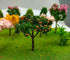 16 Pcs Miniature Fairy Garden Tree Plant Ornamentm, Mixed Model Trees 1-3 Inches, Miniature Dollhouse Pots Decor Moss Bonsai Micro Landscape DIY C...