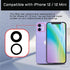 2 Sets for iPhone 12 OEM Rear Camera Lens with Dual-Sided Adhesive Replacement for iPhone 12 Mini Rear Camera Lens for iPhone12 with Repair Kit Fi...