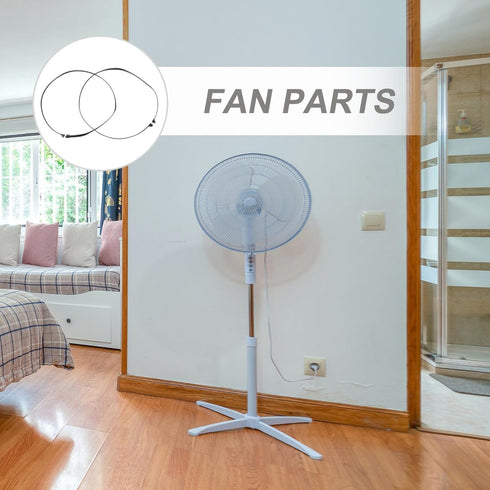 GANAZONO 2pcs Electric Fan Grille Retaining Ring Plastic Binding Hoop Table Fan Fixed Ring Standing Pedestal Fan Net Hoop Replacement for Electric...