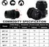 12 Pcs 3/4" Black NPT Cable Glands IP68 Waterproof Connectors for Electrical Box Nylon Cord Grip Strain Relief...