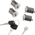 Car Roof Rack Lock Cylinder Lock Core Replace for Yakima Car Rack System Components/Metal Lockable Cylinders Core Lock Kit W/Lock Key and Control ...