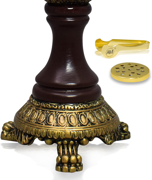 AM Lux Globe Incense Burner - Bakhoor Cone Holders | Insence bukhoor Burners| Frankincense Burner Charcoal | Mabkhara | for Office & Spiritual Déc...