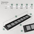 Vent Systems 12'' x 2.4" Inch Brown - Aluminum Ventilation Grille - Home Improvement Floor, Wall, Door Duct Cover 300x60mm...