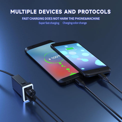 Car Charger QC3.0 Fast Charge,for Toyota Dual USB Port Socket Fast Charging, with LED Light Show,Compatible Smartphones,Tablet or Other USB Device...