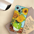 Compatible with iphone 15,Yellow Floral Sunflowers Van Gogh Art Aesthetic Design Phone Case,TPU Shockproof Waterproof Antishock Phone Protective C...